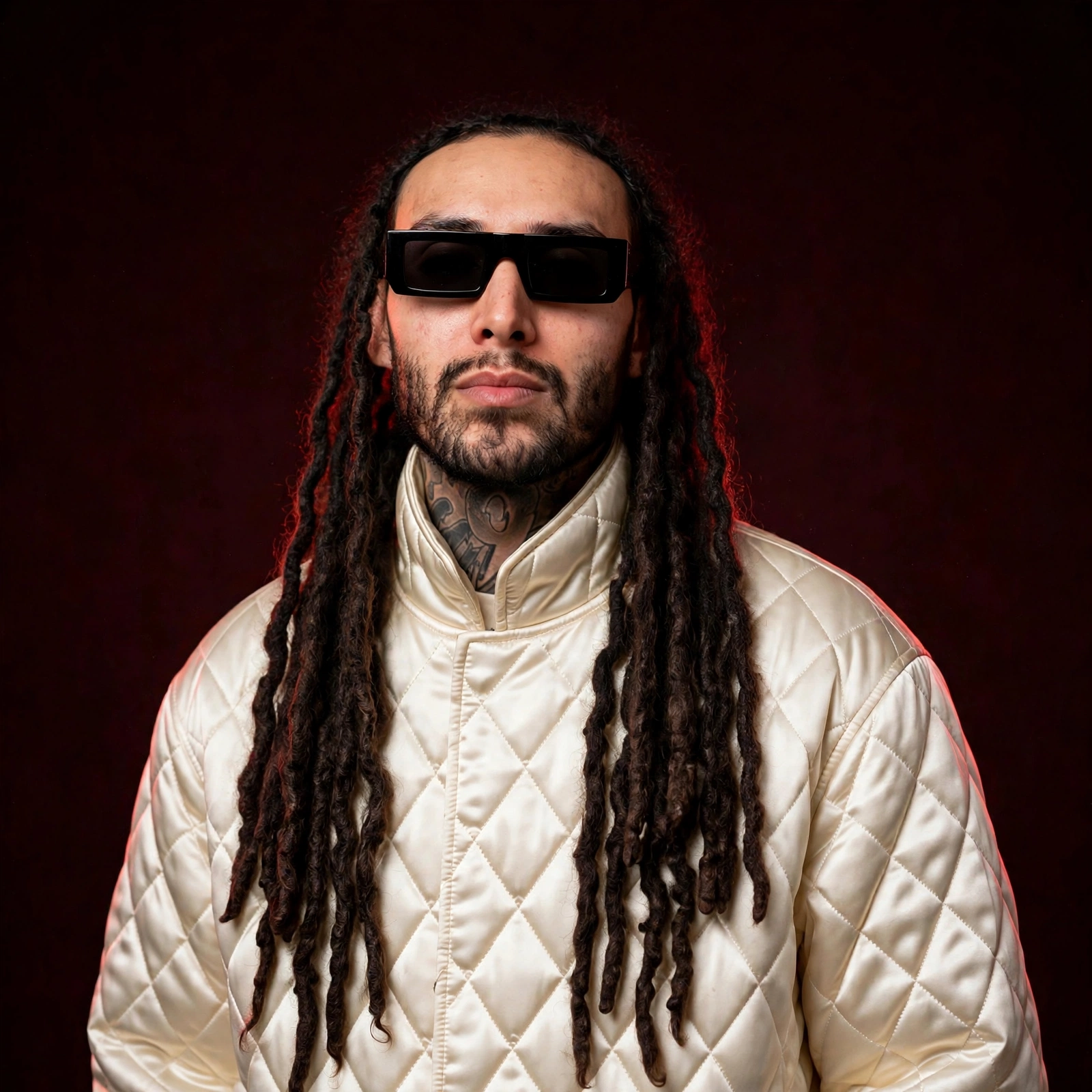 KILOHANA press portrait in a champagne jacket